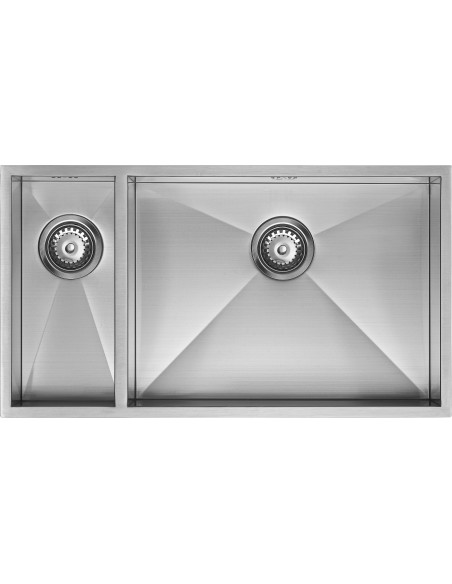 ZENDUO 180/550U Kitchen Sink 1.2mm Stainless Steel 1.5 1810 Company ZD/1855/U/S/BBR/029