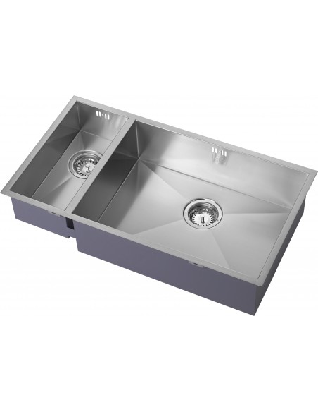 ZENDUO 180/550U Kitchen Sink 1.2mm Stainless Steel 1.5 1810 Company ZD/1855/U/S/BBR/029
