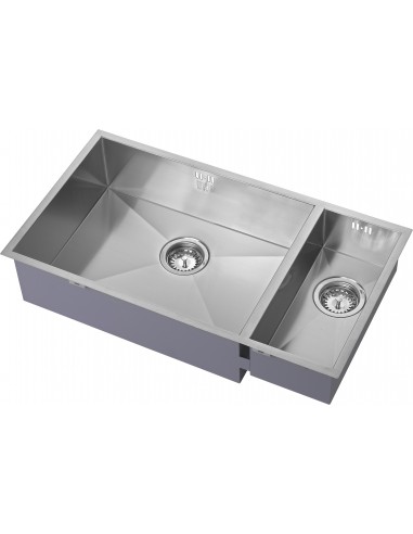 ZENDUO 550/180U Kitchen Sink 1.2mm Stainless Steel 1.5 1810 Company ZD/5518/U/S/BBL/028