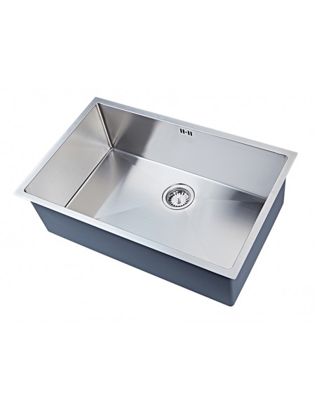 ZENUNO15 750U XXL DEEP 1.0 Kitchen Sink 1.2mm Stainless Steel 1810 ZU/75/U15/D/S/XXL/502