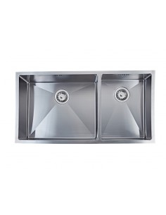 ZENDUO15 550/340U XXL 2.0 Kitchen Sink Stainless Steel Large 1810 ZD/3455/U15/D/S/XXL/504 BBL