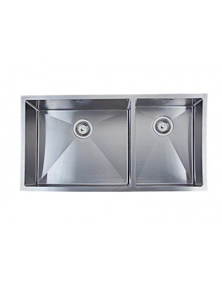 ZENDUO15 550/340U XXL 2.0 Kitchen Sink Stainless Steel Large 1810 ZD/3455/U15/D/S/XXL/504 BBL