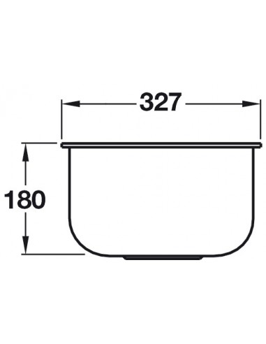 Smeg Alba UM30 Kitchen Sink 1.0 Bowl Undermount Stainless 56797280