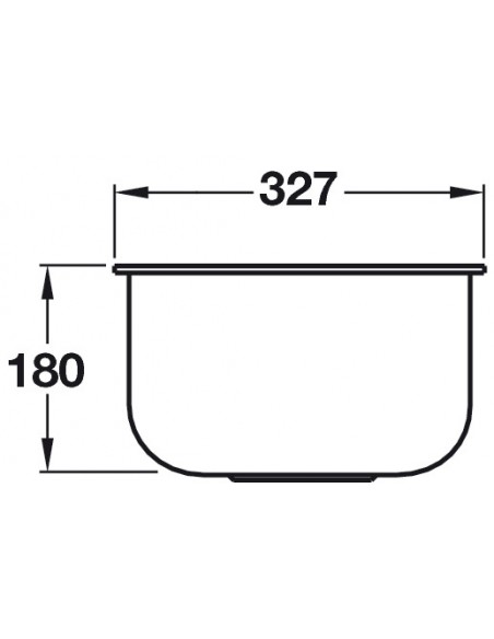 Smeg Alba UM30 Kitchen Sink 1.0 Bowl Undermount Stainless 56797280