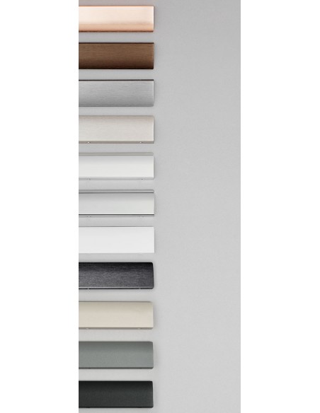 Edge Straight Trim Door Handles, Anthracite X4 Sizes
