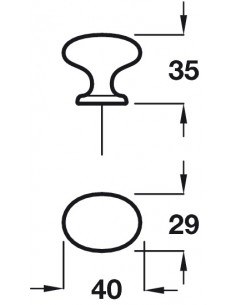 Chester Fixed Door Knob 2