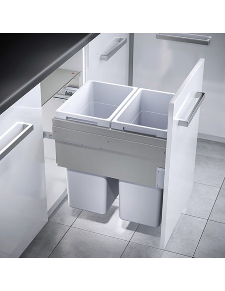 Euro Cargo Hailo 500mm Kitchen Waste Bin 76L Softclosing  50370535