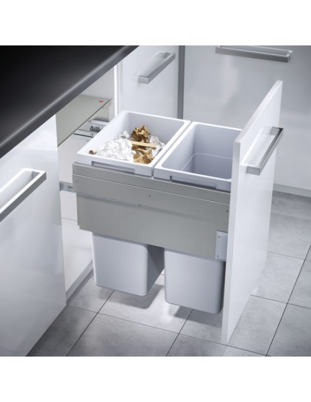 Euro Cargo Hailo 500mm Kitchen Waste Bin 76L Softclosing  50370535