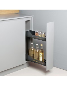 150mm Peka Pull-Out Shelves Solid Kitchen Base Trays Snello Libell  200.2441.43AN