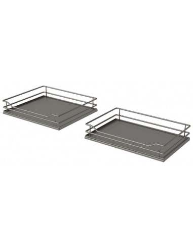 900mm VS-Cor-Fold Premea Lava Grey Swing Out Kitchen Corner Storage 54813626/7
