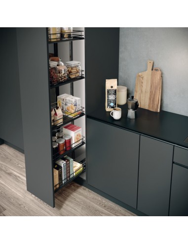 300mm Tall Larder Vauth-Sagel Kitchen Pull-Out 1200-1450 Premea Lava 54717012