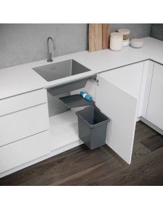 450mm VS Envi Swing Waste Bin Under Sink Base 15.5L Auto Opening 50342303 2