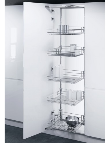 600mm Vauth-Sagel Tal-Gate Larder Kitchen Tall Swing Chrome 1700-1950 54958143