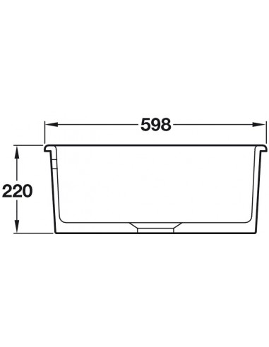 Rangemaster Rustique Kitchen Sink 1.0 Ceramic White + Waste 56557780