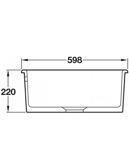 Rangemaster Rustique Kitchen Sink 1.0 Ceramic White + Waste 56557780