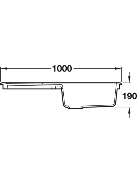 Rangemaster Austell Kitchen Sink Ceramic White 1.0 Bowl 56557740
