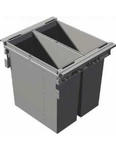 450mm Gollinucci Waste Bin 58L Blum Runners Kitchen 560/4550GY 2