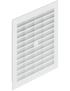 154mm Square Ventilation Grill White Recess Mount 85Cm2 Airflow 57164717 2