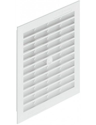154mm Square Ventilation Grill White Recess Mount 85Cm2 Airflow 57164717