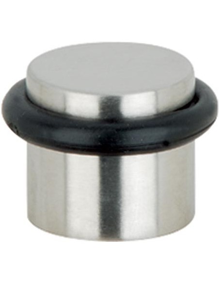 Door Stop Floor Mounted Stainless Steel & Rubber
