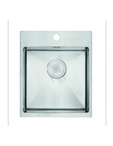 Clearwater Urban Kitchen Sink 1.0 Bowl Inset 1.2mm Stainless Tap Ledge UR440