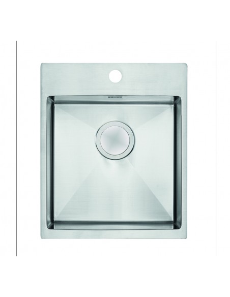 Clearwater Urban Kitchen Sink 1.0 Bowl Inset 1.2mm Stainless Tap Ledge UR440