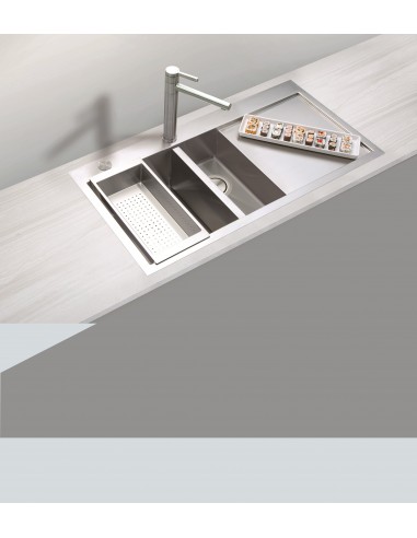 Clearwater Zenith 1.5 Bowl Kitchen Sink ZE150 Stainless steel