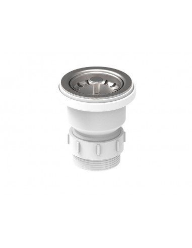 60mm Belfast 85mm Flange Waste Plug Kitchen Sinks Stainless Steel WRPC