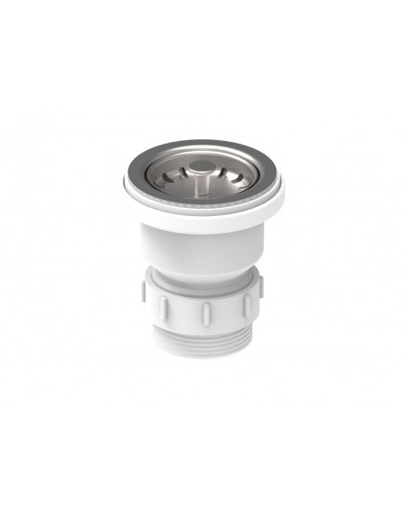 60mm Belfast 85mm Flange Waste Plug Kitchen Sinks Stainless Steel WRPC