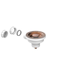 90mm Waste Regency Copper Plug Clearwater Kitchen Sink + Overflow   W90RC / W90ORC 2