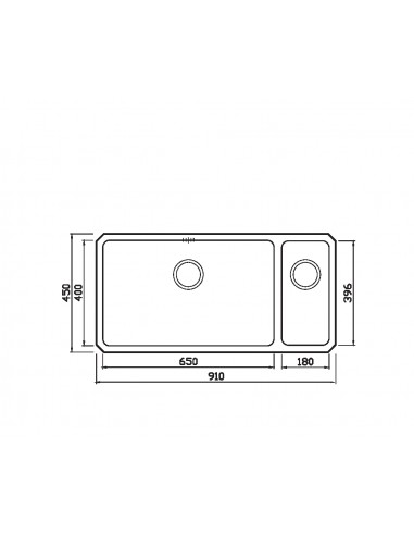 Clearwater Salsa 1.75 SA90 Undermount Kitchen Sink Brushed Stainless