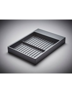 Spice Rack Drawer Insert Suits Blum Legrabox 300 x 423mm Switch Grey SS.45.30