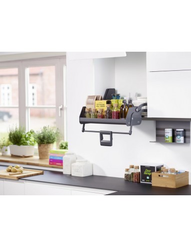 Kessebohmer iMove kitchen wall storage 500MM Single shelve, pull down disabled KIMOVE500SA