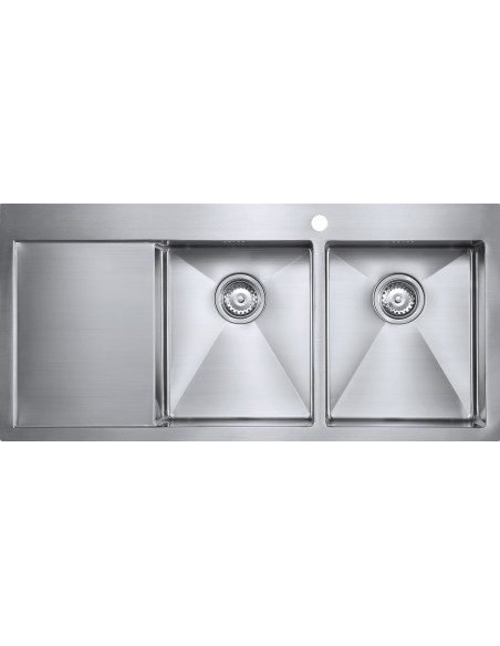 ZENDUO15 34/34 I-F Kitchen Sink 2.0 Bowl 1.5mm Stainless Waste Tidy  SALE