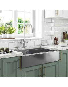 Clearwater Infinity Smart 800mm Butler Kitchen Sink Stainless Steel INS002 2