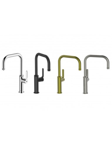 Clearwater Pioneer Brushed Nickel Tap Kitchen Single Lever 360° WRAS PIL20BN