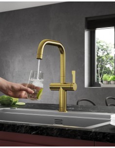 Magnus 4-in1 Kettle Hot Tap Brushed Brass MAE4BB 2