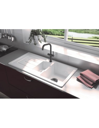 Clearwater Mariner Cold Drinking water tap & Mixer, Matt Black PVD Pure Flow