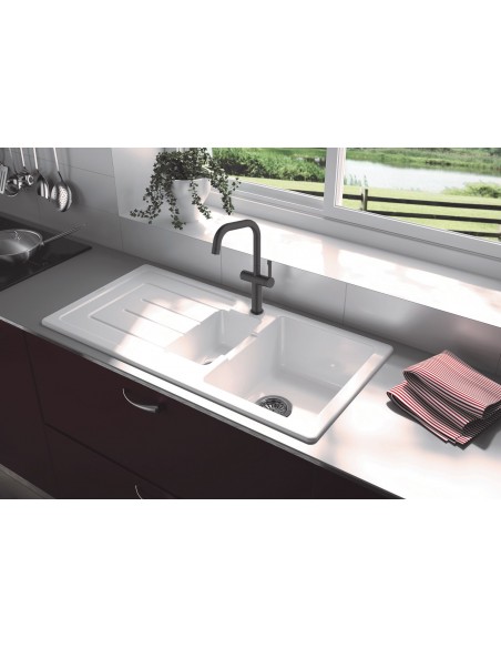 Clearwater Mariner Cold Drinking water tap & Mixer, Matt Black PVD Pure Flow