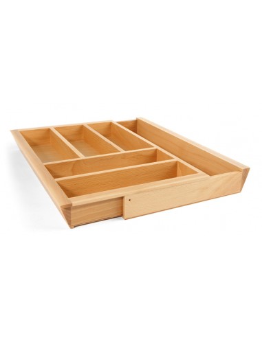 600-1000mm Oak Cutlery Tray Expanding Kitchen 412mm Depth eXtray 55698422