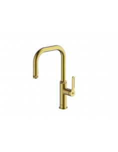 Clearwater Pioneer Brushed Brass Pull Out Spray Kitchen Tap WRAS PIL40BB 2