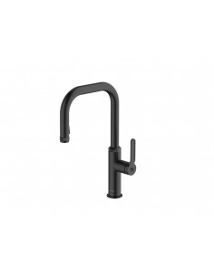 Clearwater Pioneer Matt Black Pull Out Spray Kitchen Tap WRAS Approved PIL40MB