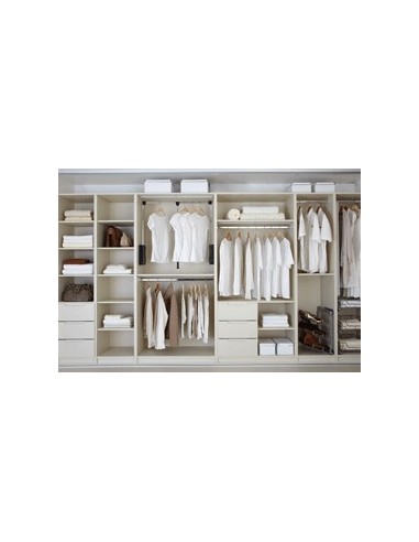 Volante Sliding Bedroom Doors Light Acacia & Pearl White
