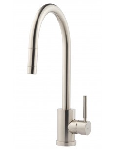 Clearwater Elmira Pull Out Spray Kitchen Tap Brushed Nickel ELMBS