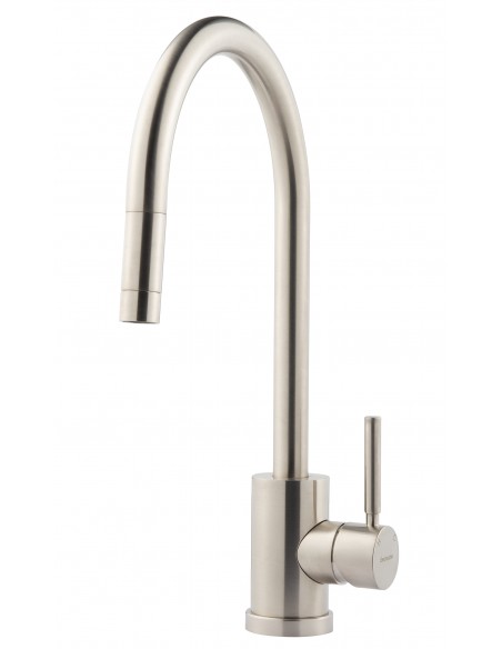 Clearwater Elmira Pull Out Spray Kitchen Tap Brushed Nickel ELMBS