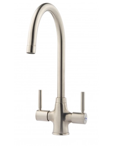 Clearwater Davina Kitchen Tap Brushed Nickel Twist & Spray Monobloc DA20BN