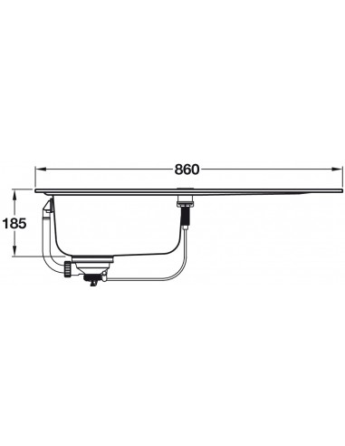 Grohe K500 Kitchen Sink 1.0 Bowl Stainless Steel Reversible 57040430