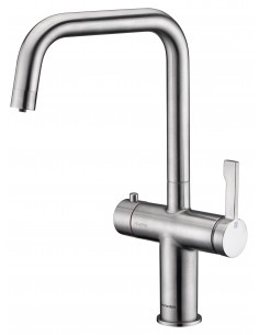 Clearwater Magus 3-1 Hot water kitchen tap brushed nickel 2