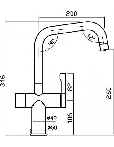 4 in one brushed copper Clearwater Magus Kettle hot tap MAE4BC