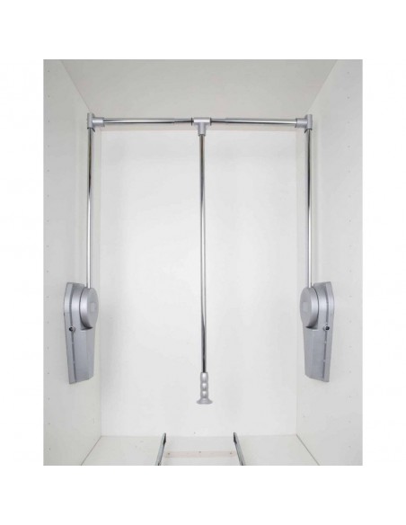 Pull Down Wardrobe Rail Clothes Internal Lift System 830-1150mm 25Kg H67-103